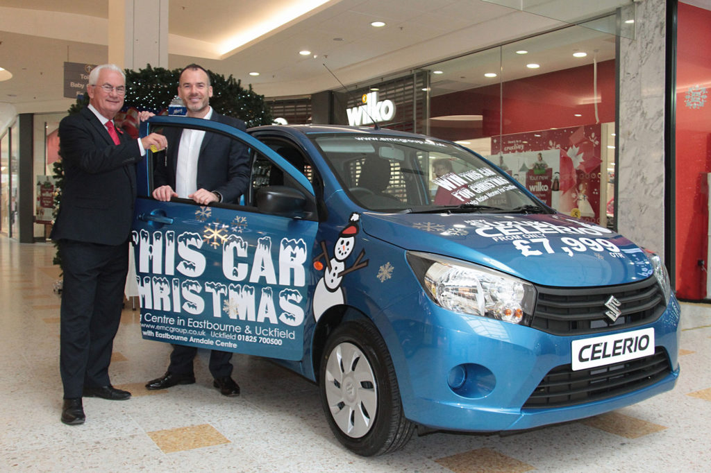 Bill Plumridge from The Beacon and Oliver Hodges from the Eastbourne Motoring Centre.