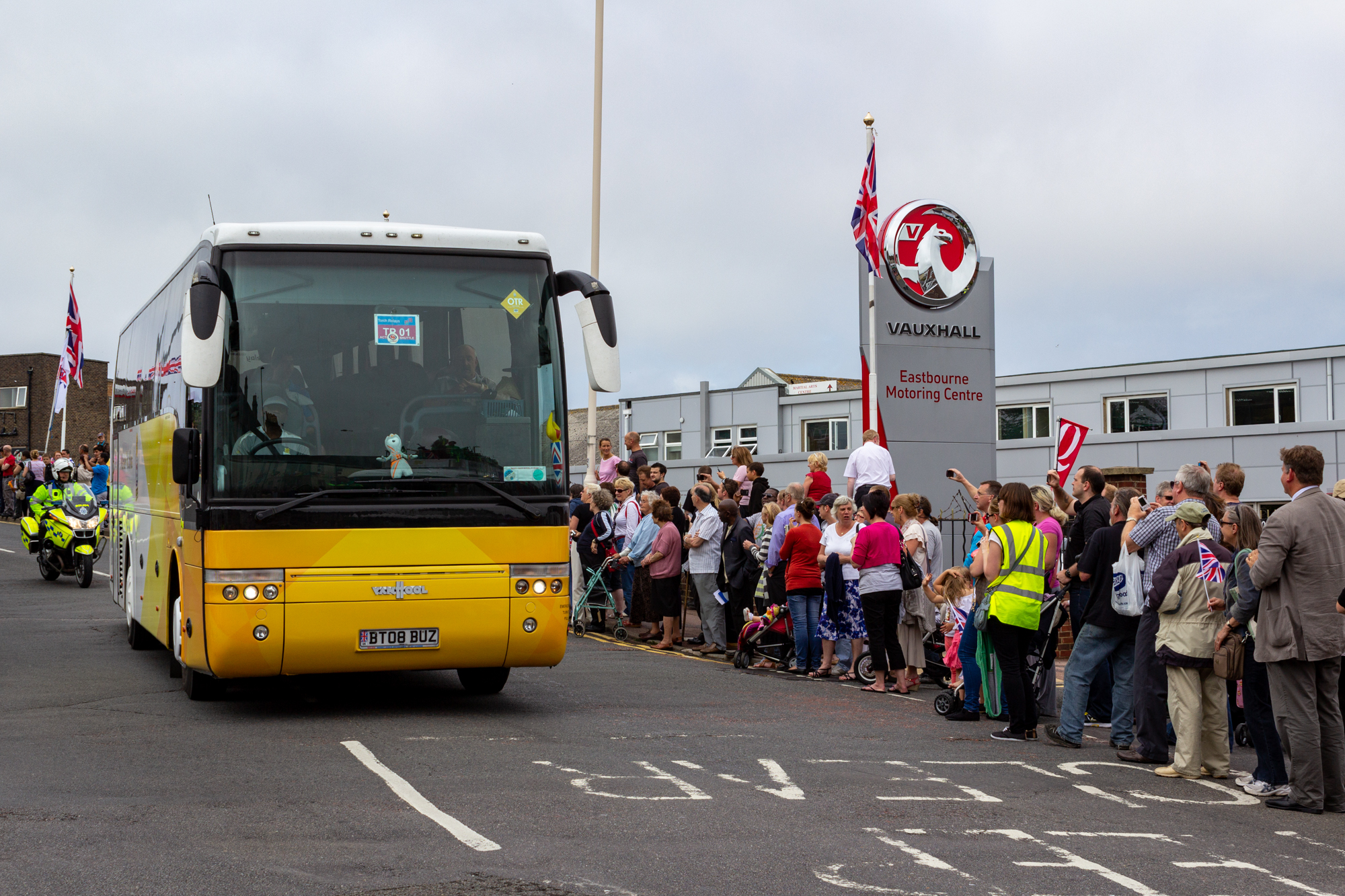 Olympic Torch Relay 2012 Bus