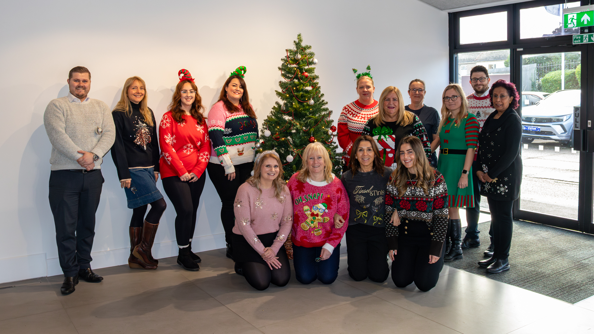 Staff Wearing Christmas Jumpers