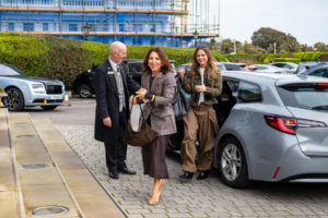 Guest arriving for the Spring Luncheon