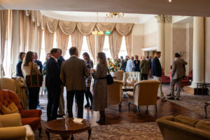 Guests in the Bar at the Grand Hotel, Eastbourne
