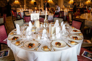 Starters at the Grand Hotel, Eastbourne