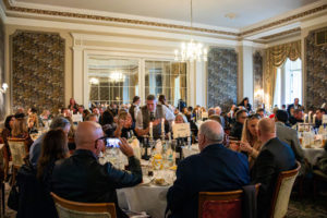Table service at the Grand Hotel, Eastbourne